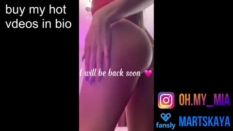 Mia Martskaya online show from 26, 9, 2025