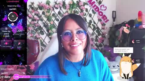 Snapshot of midoriquinn chatting on 22, 1, 2025 Midori 7u7 online show from 22, 1, 2025