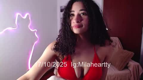 Snapshot of milah_hearrty chatting on 17, 10, 2025 Milah online show from 17, 10, 2025