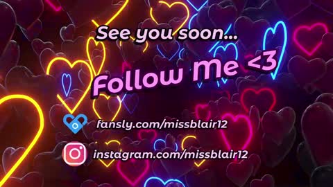 MissBlair online show from 8, 1, 2025