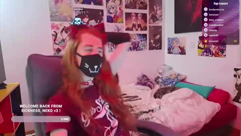 Snapshot of neko_nyaaa chatting on 15, 1, 2026 Neko online show from 15, 1, 2026