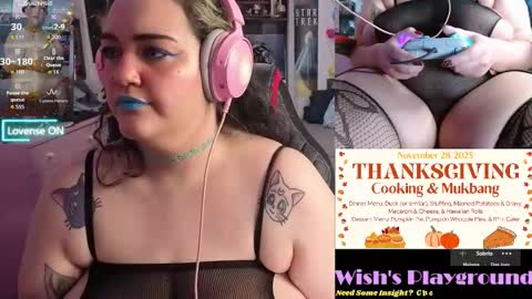 Snapshot of nevermakeawish chatting on 12, 11, 2025 Wishs Playground online show from 12, 11, 2025