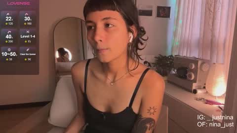 Snapshot of nina_just chatting on 8, 1, 2025 Nina. online show from 8, 1, 2025