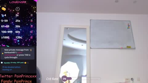 Snapshot of pain_prince chatting on 10, 12, 2024 Pain Prince online show from 10, 12, 2024