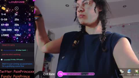 Snapshot of pain_prince chatting on 13, 1, 2025 Pain Prince online show from 13, 1, 2025