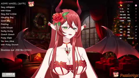 Snapshot of passionyx chatting on 21, 12, 2024 Succubus Nyx online show from 21, 12, 2024