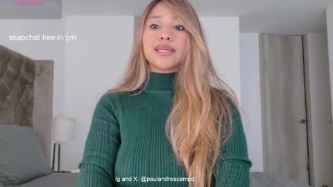 Paula Andrea online show from 8, 2, 2026