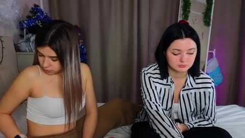 Lora black  and Lili blonde welcome you here online show from 24, 12, 2024