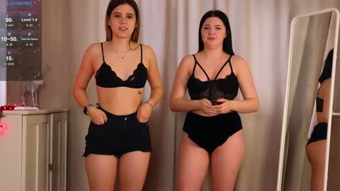Lora black  and Lili blonde welcome you here online show from 14, 1, 2025