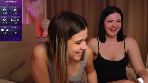 Lora black  and Lili blonde welcome you here online show from 26, 1, 2025