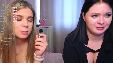 Lora black  and Lili blonde welcome you here online show from 28, 2, 2025