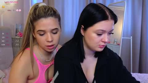 Lora black  and Lili blonde welcome you here online show from 9, 3, 2025