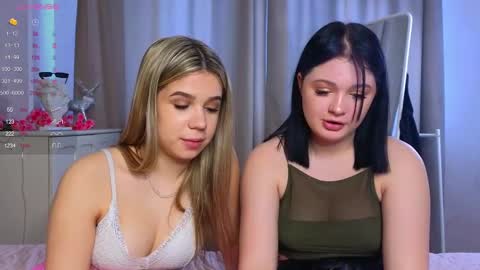 Lora black  and Lili blonde welcome you here online show from 10, 3, 2025