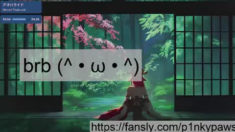 Snapshot of pinkypaws chatting on 8, 7, 2026 miko online show from 8, 7, 2026