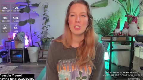Snapshot of rach_oneill chatting on 6, 2, 2025 Rach ONeill online show from 6, 2, 2025
