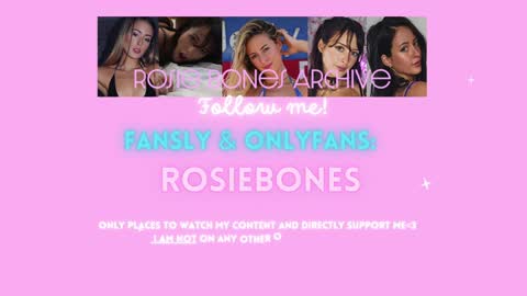 Rosie Bones online show from 11, 12, 2024