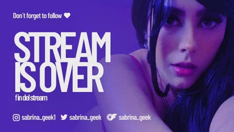 sabrina_geek online show from 27, 12, 2024