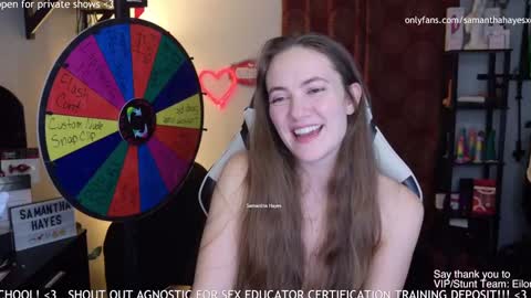 The Real Samantha Hayes haha  online show from 2, 12, 2024