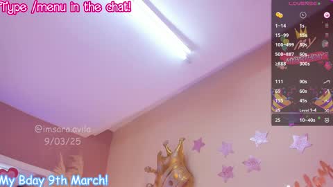 Snapshot of saraavila_ chatting on 9, 3, 2025 SaraAvila online show from 9, 3, 2025