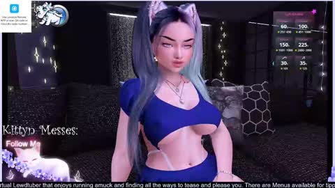 Snapshot of sassykittyn chatting on 22, 10, 2025 Sassy Sami Kittyn online show from 22, 10, 2025