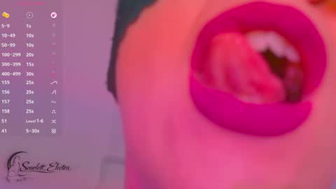 Snapshot of scarlett_electra chatting on 2, 7, 2026 SCARLETT ELECTRA - online show from 2, 7, 2026