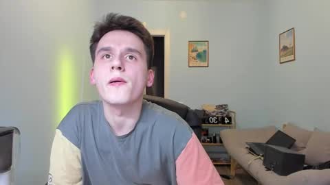 Snapshot of scooby_r chatting on 6, 3, 2025 Thomas brunette and Alex blond online show from 6, 3, 2025