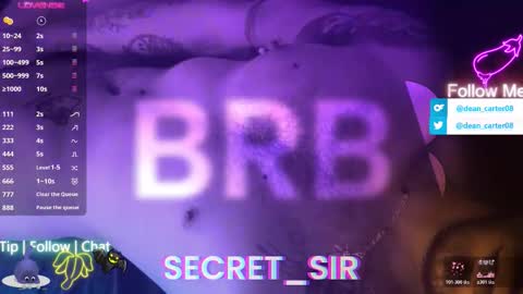 Dean Carter online show from 1, 3, 2026