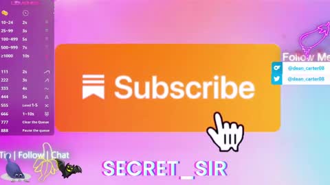 Dean Carter online show from 31, 5, 2026