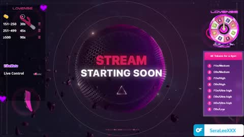 SeraLeeXXX online show from 6, 10, 2025