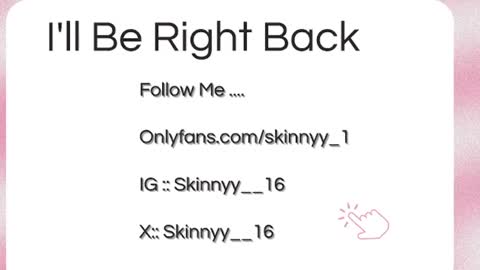 Skinnyy   online show from 12, 7, 2026