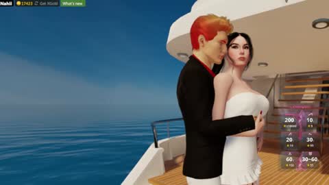 Snapshot of soynahid chatting on 7, 1, 2025 NAHID online show from 7, 1, 2025