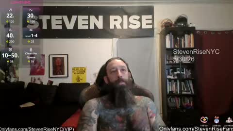 Snapshot of stevenrisenyc chatting on 31, 5, 2026 StevenRiseNYC online show from 31, 5, 2026