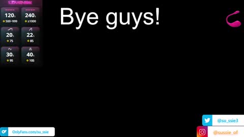 Snapshot of su_ssie chatting on 7, 1, 2025 su_ssie online show from 7, 1, 2025