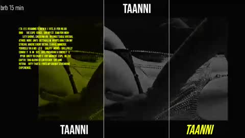 Snapshot of taanni_bc chatting on 24, 2, 2025 TAANNI online show from 24, 2, 2025