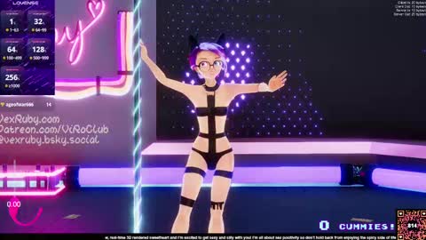 Snapshot of vexruby chatting on 2, 3, 2025 Vex Ruby online show from 2, 3, 2025