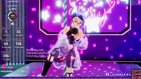 Snapshot of vexruby chatting on 9, 11, 2025 Vex Ruby online show from 9, 11, 2025