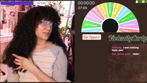 Snapshot of violentlycurly chatting on 4, 1, 2025 Curly the Coin Operated Toy online show from 4, 1, 2025