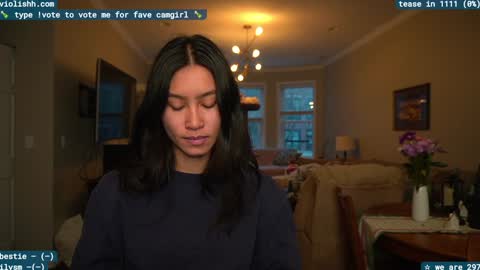 Snapshot of violishh chatting on 5, 1, 2025 follow me on twitter violishh and ig violishh  online show from 5, 1, 2025