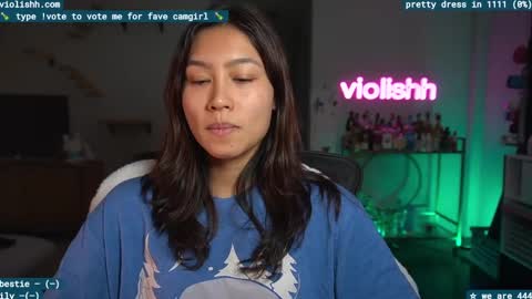 Snapshot of violishh chatting on 19, 1, 2025 follow me on twitter violishh and ig violishh  online show from 19, 1, 2025