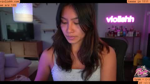 Snapshot of violishh chatting on 25, 10, 2025 follow me on twitter violishh and ig violishh  online show from 25, 10, 2025