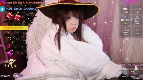 Snapshot of yourcutewaifu chatting on 16, 12, 2024 Lina Fansly online show from 16, 12, 2024