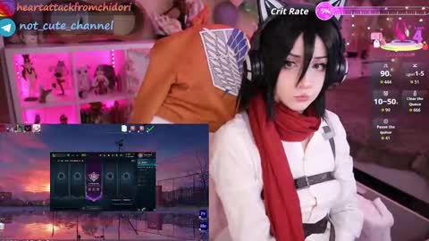 Snapshot of yourcutewaifu chatting on 28, 9, 2025 Lina Fansly online show from 28, 9, 2025