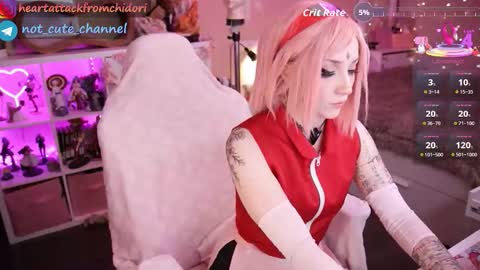 Snapshot of yourcutewaifu chatting on 5, 12, 2025 Lina Fansly online show from 5, 12, 2025