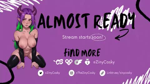 Ziny Cosky online show from 22, 3, 2026