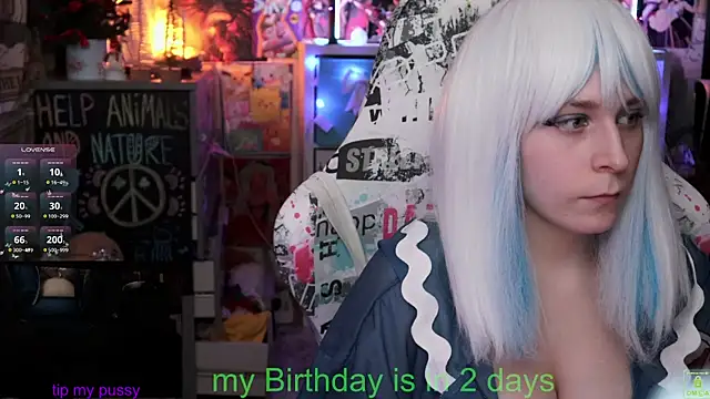 ShiroiFubuki online show from 18, 2, 2025