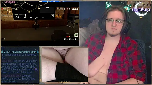 CryptidIndrid online show from 15, 2, 2025