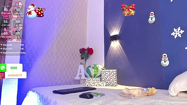 Snapshot of Anette_ chatting on 20, 12, 2024 Anette  online show from 20, 12, 2024