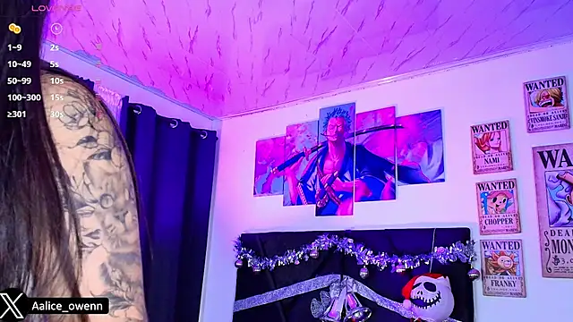 Aliceowenn online show from 16, 12, 2025