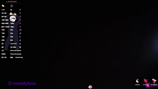 Snapshot of MaddyFooxx chatting on 24, 4, 2026 MaddyFooxx online show from 24, 4, 2026