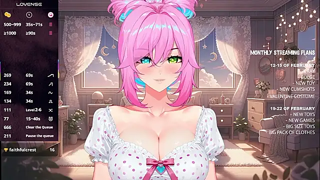 Snapshot of CosmicFaith chatting on 8, 2, 2026 CosmicFaith online show from 8, 2, 2026